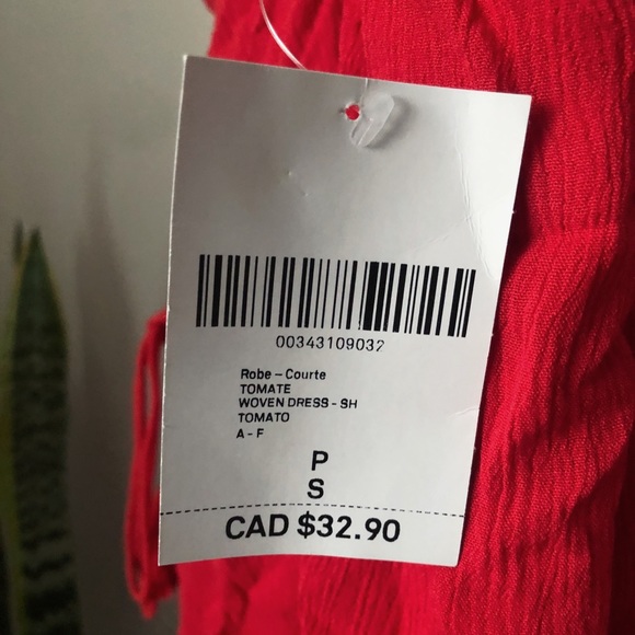 FOREVER 21 Red Crisscross Cami Mini Dress, Size S - Picture 6 of 6